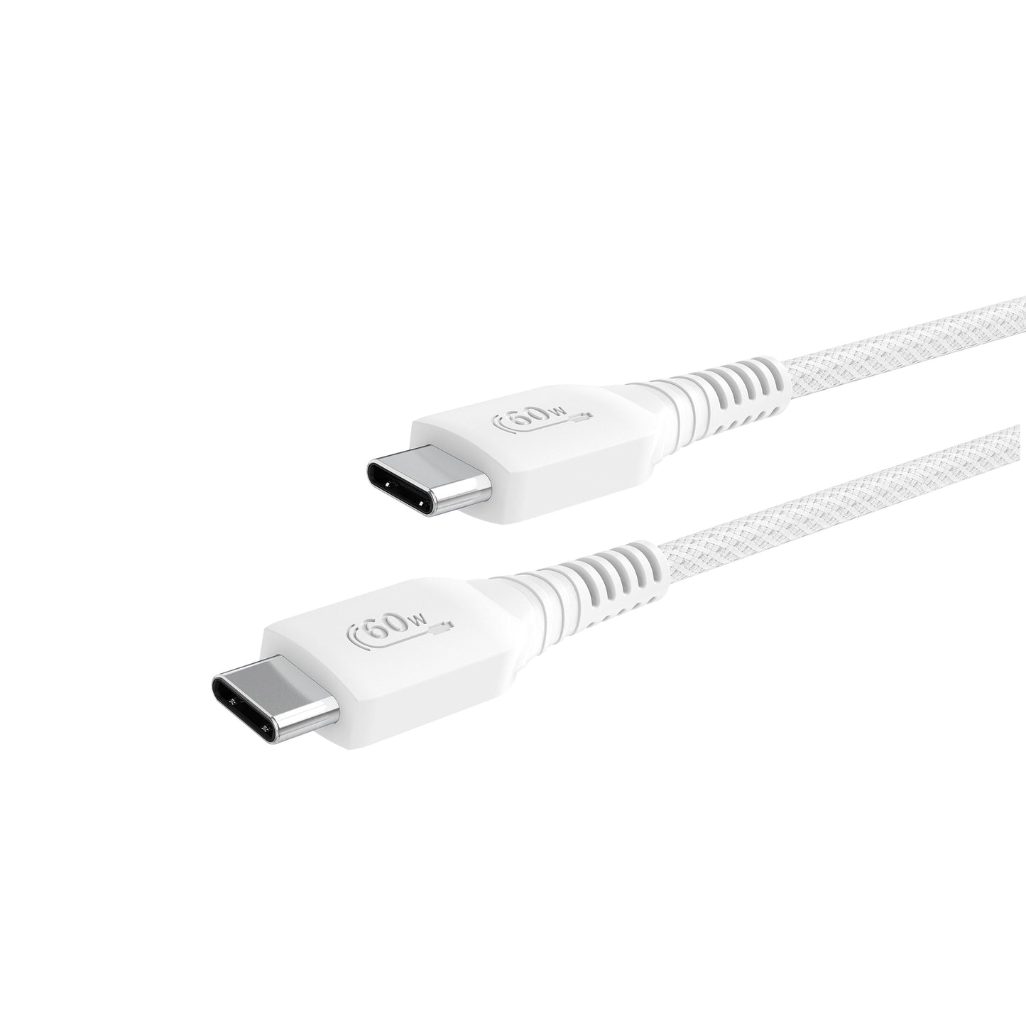 3Ft USB-C to USB-C Braided Charging Cable, USB-IF Certified, White - Compatible with Iphone 16 Series, Iphone 15 Series, Samsung Galaxy, Note, Pixel Devices Ipad Pro, & More