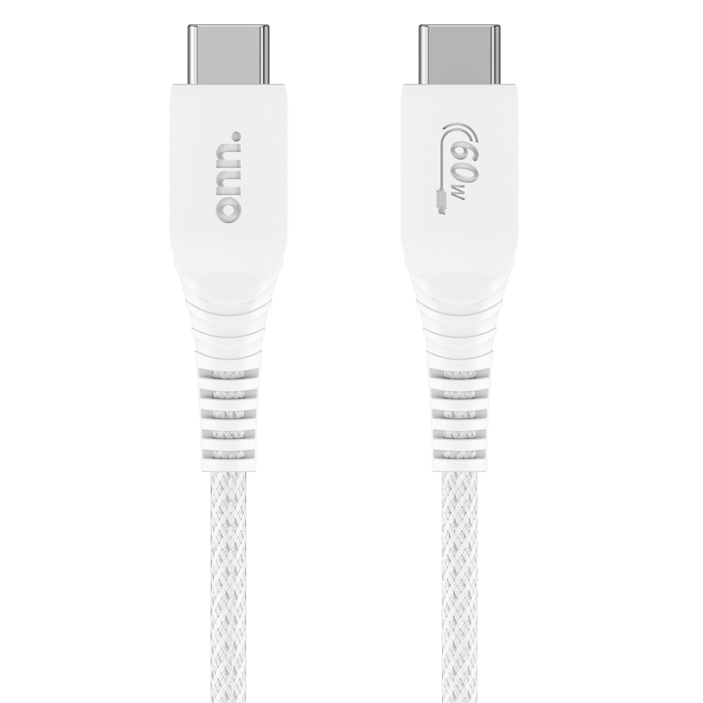 3Ft USB-C to USB-C Braided Charging Cable, USB-IF Certified, White - Compatible with Iphone 16 Series, Iphone 15 Series, Samsung Galaxy, Note, Pixel Devices Ipad Pro, & More